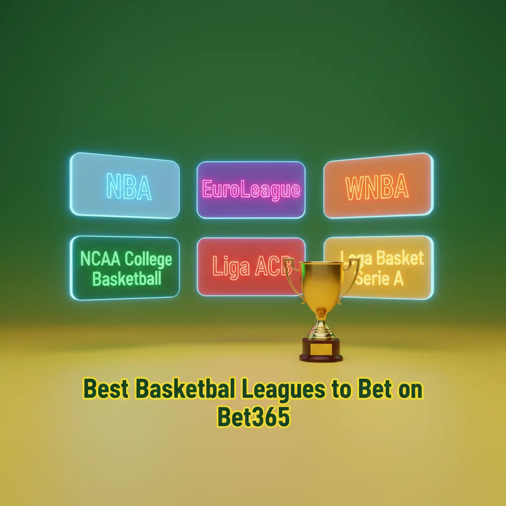 Best basketball leagues to bet on at Bet365: NBA, WNBA, NCAA, EuroLeague, EuroCup, FIBA, NBL, ACB.