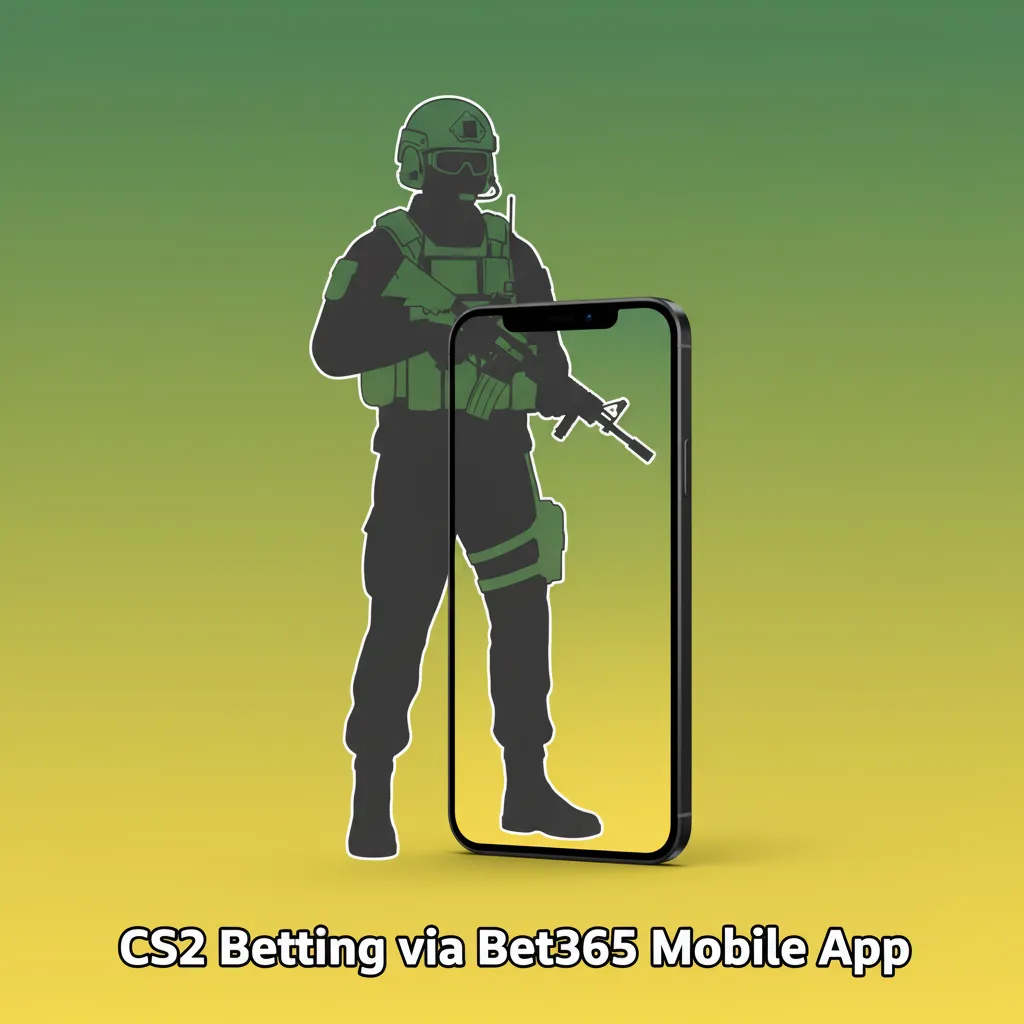 Smartphone displaying Bet365 app with CS2 esports live odds, bet slip, and INR stakes for mobile betting.