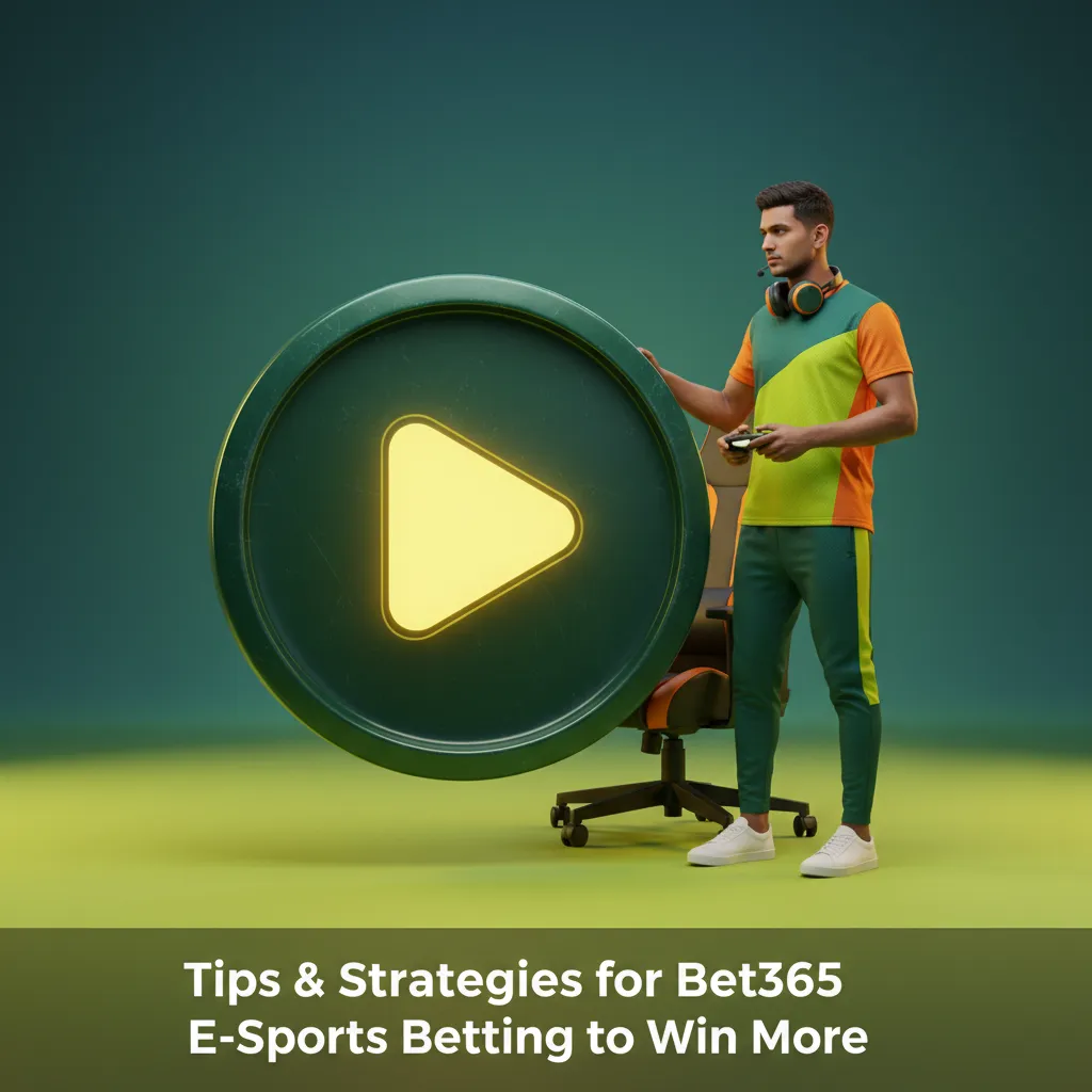 Infographic: Bet365 esports betting tips—bankroll, specialize, track patches, compare lines, avoid parlays, keep records.