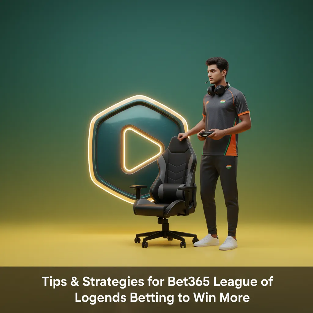 Infographic of Bet365 League of Legends betting tips: bankroll, form and map stats, roster and meta shifts, live odds value.