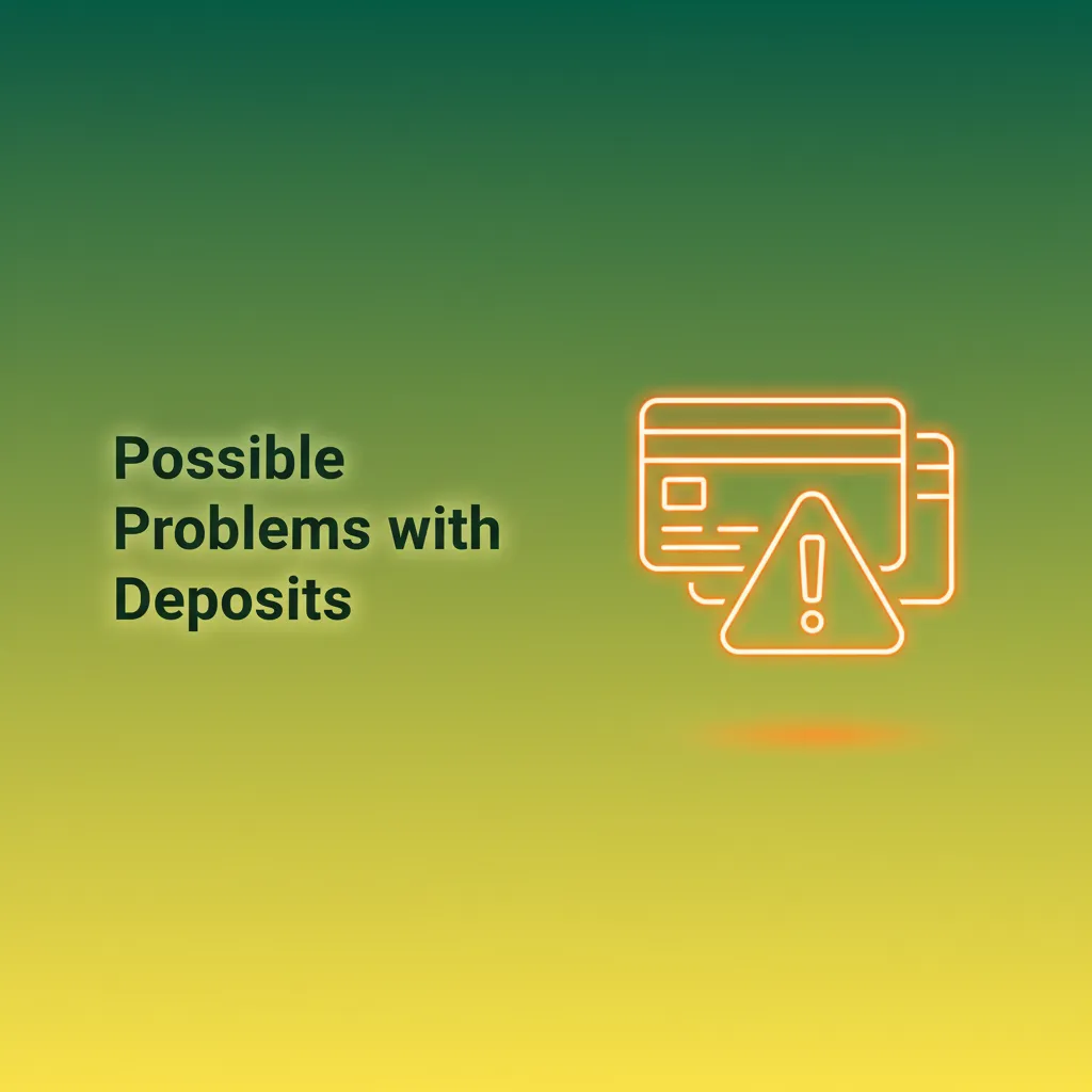 Possible Deposit Problems: bank decline, OTP/3D Secure failure, name mismatch, limit exceeded, KYC pending
