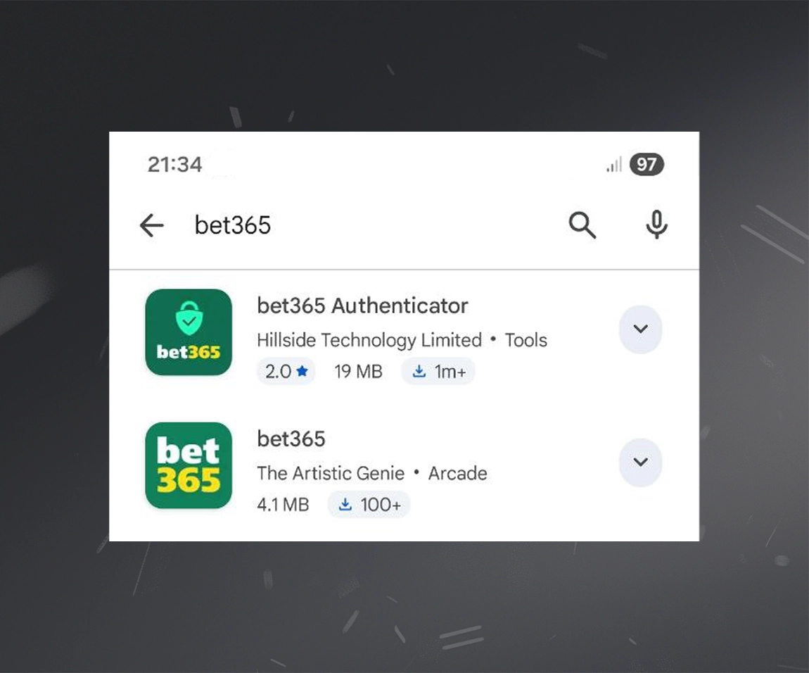 Select the official app