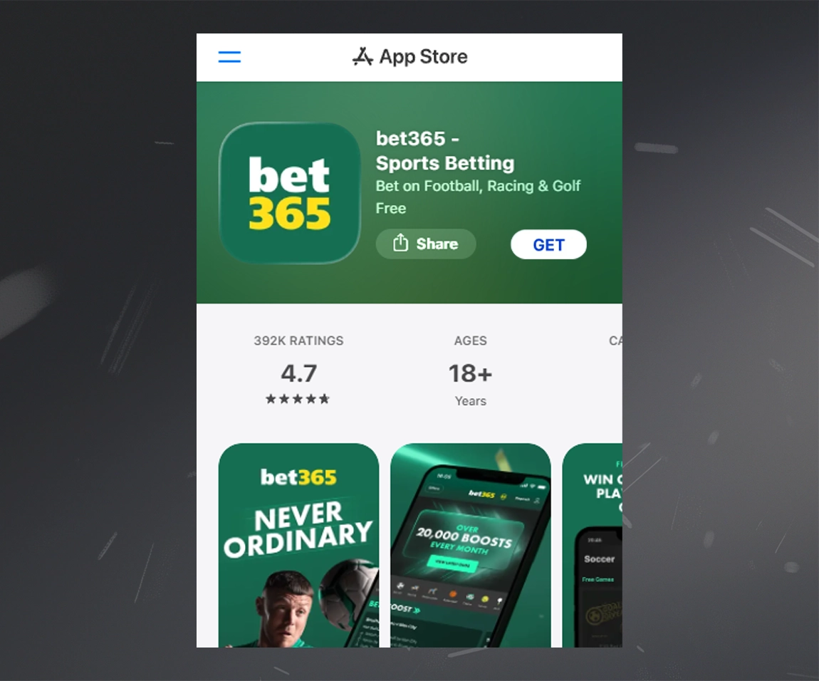 Tap Get on official app