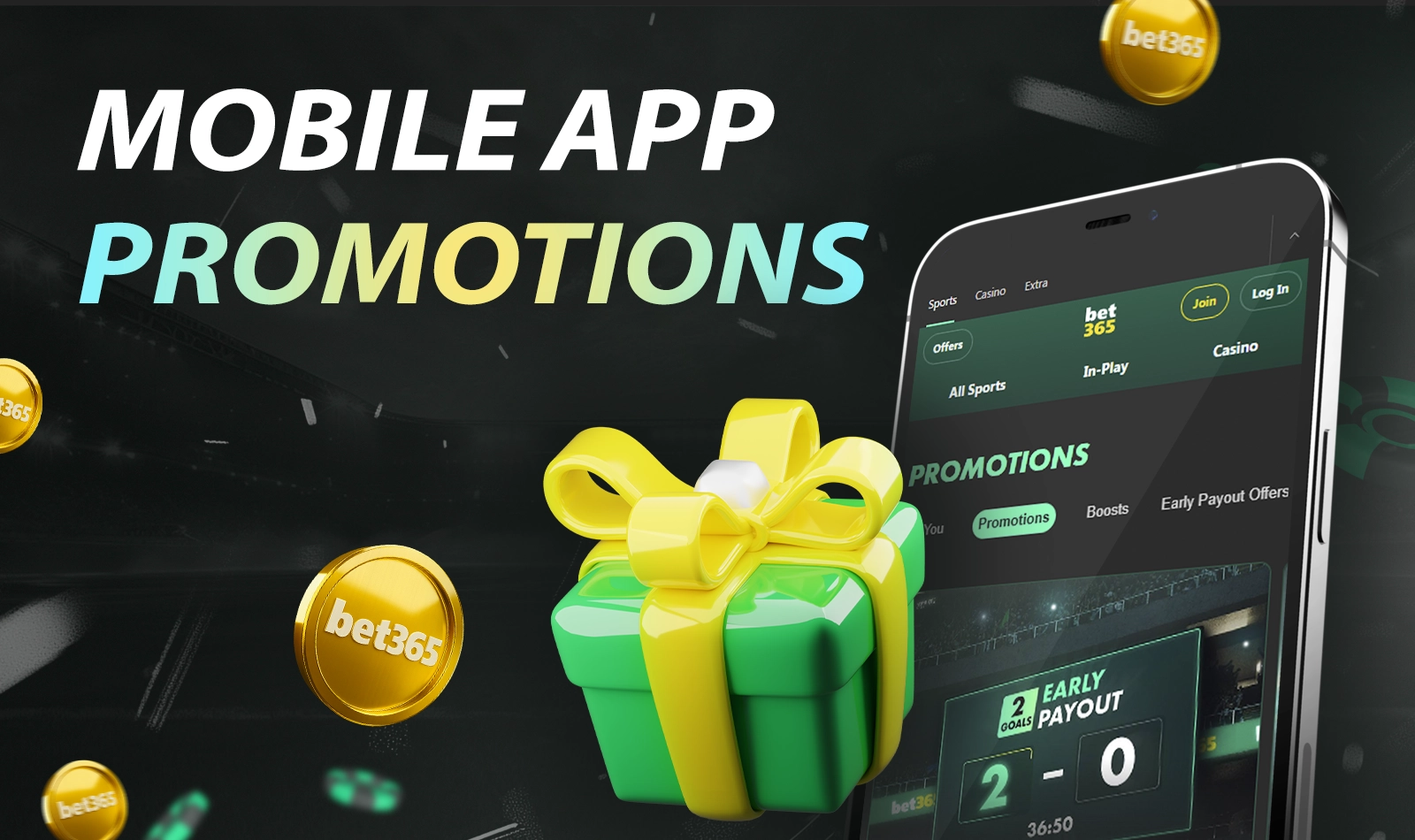 Mobile exclusive promotions and bonus opportunities