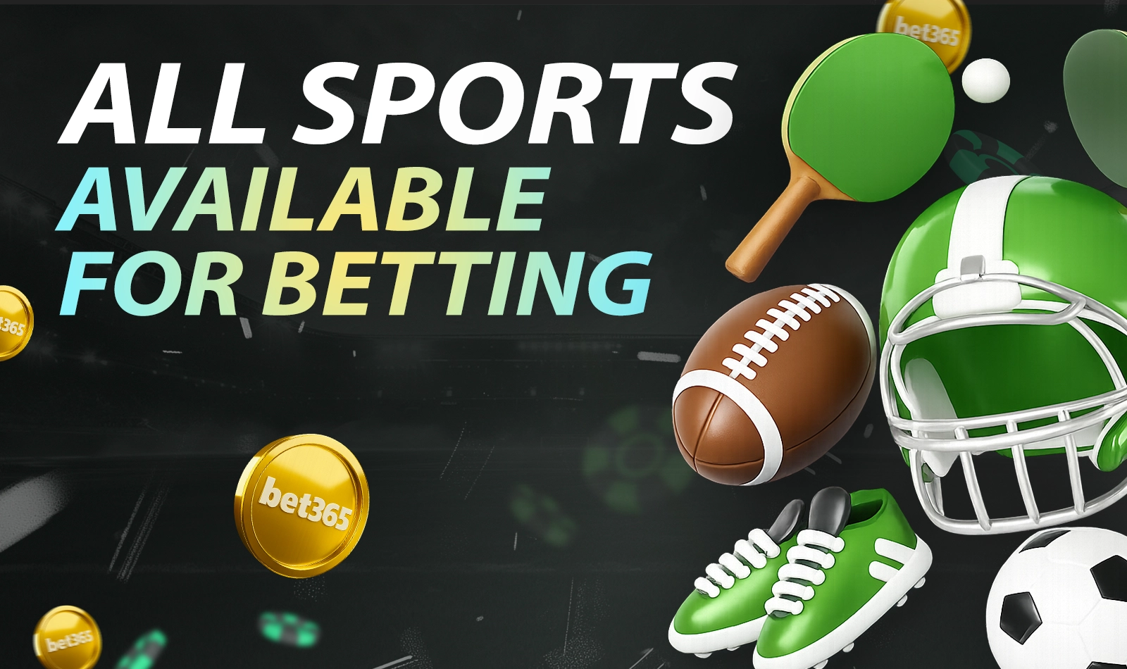 Wide range of sports available for betting at Bet365 in 2026

