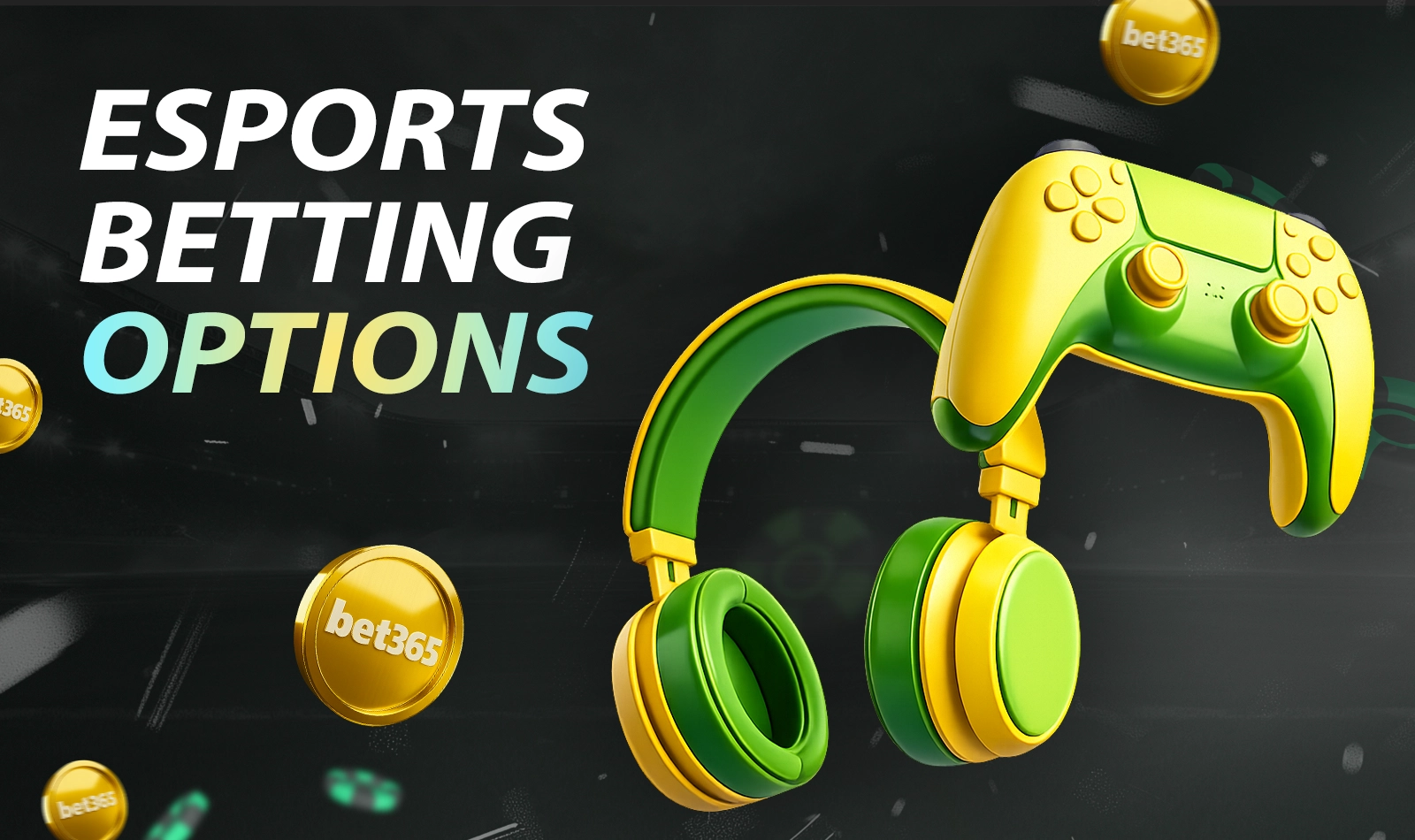 Different betting options available within the Bet365 esports section
