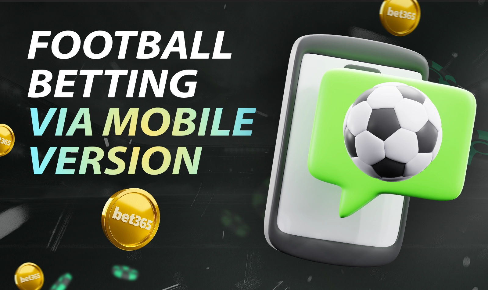 Football betting access through the Bet365 mobile version on smartphones
