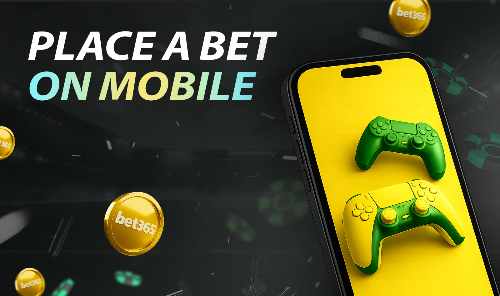 Step by step process for placing bets on mobile devices at Bet365
