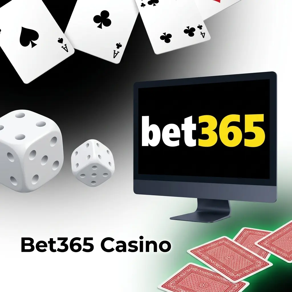 Bet365 Casino lobby showing slots, table games, and live dealer titles from top providers like Evolution and Playtech