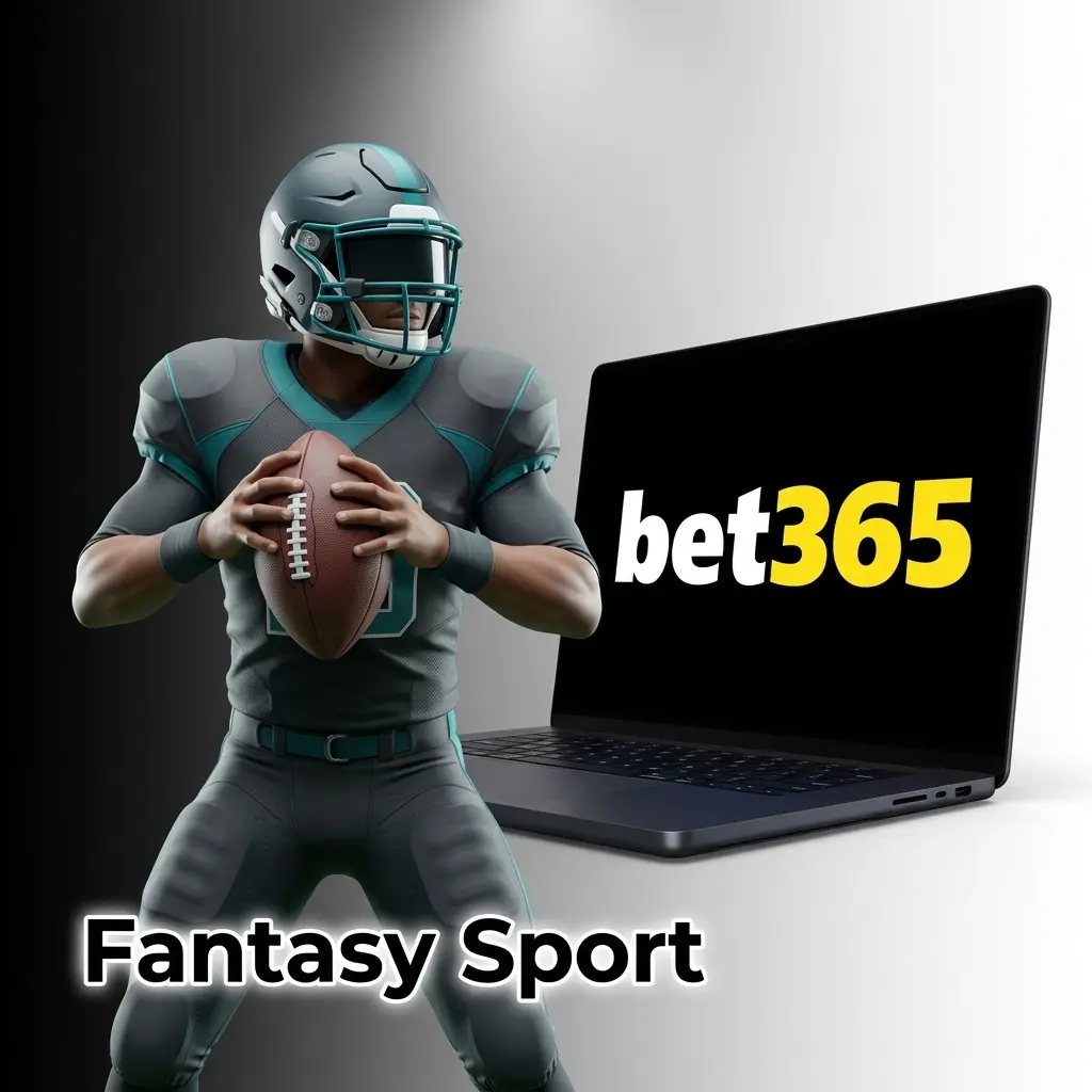 Bet365 Fantasy Sport dashboard showing cricket, football, NFL, and NBA fantasy squad building with points and prize rankings