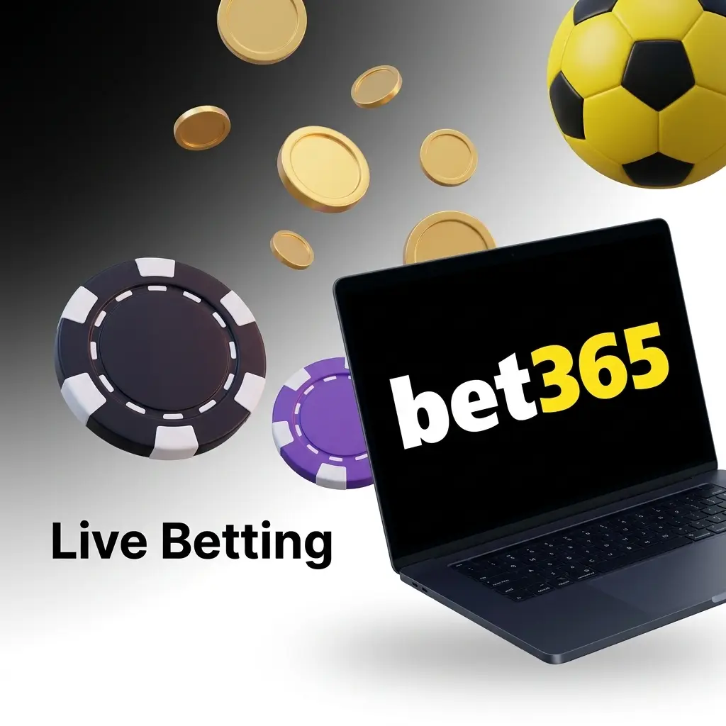 Bet365 live betting interface showing in-play markets, real-time scores, live streaming, and cash out options across multiple sports