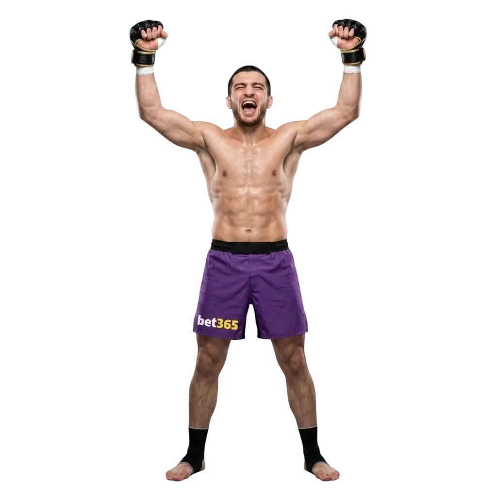 Bet365 MMA betting interface showing UFC odds and INR payment options for Indian bettors with welcome bonus offer